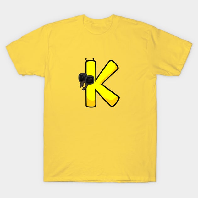 K | Alphabet Lore T-Shirt by Mike Salcedo